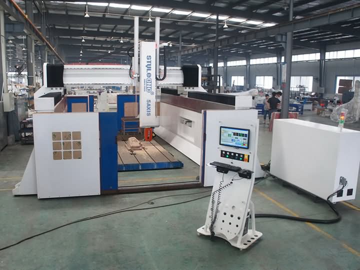 工業五軸數控雕刻機用于 3D 銑削 工業五軸數控雕刻機用于 3D 銑削
