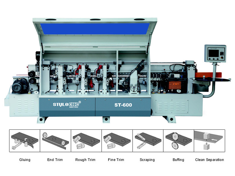工業級全自動木工封邊機 ST-600 工業級全自動木工封邊機 ST-600