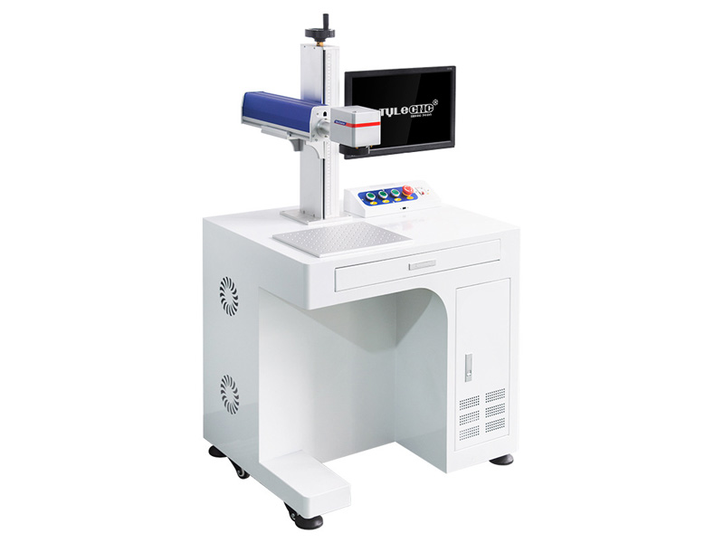 適用于金屬和聚合物塑料的臺式光纖激光雕刻機