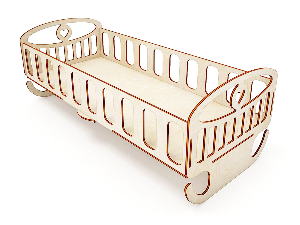 嬰兒床MDF激光切割項(xiàng)目