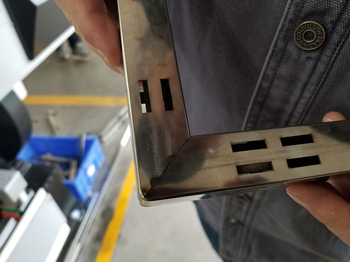 光纖激光切割機金屬板樣品