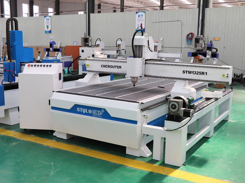 STM1325-R1 帶第四軸旋轉工作臺的數控木工雕刻機 STM1325-R1 帶第四軸旋轉工作臺的數控木工雕刻機