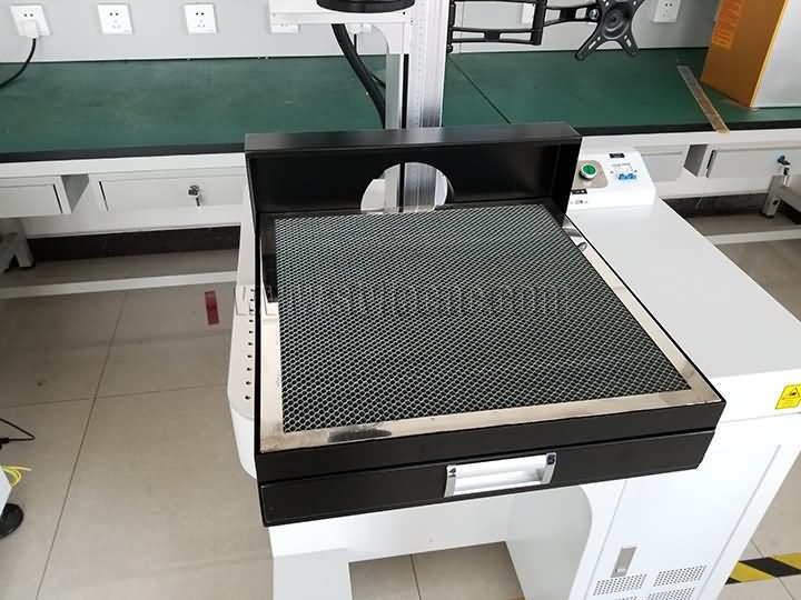 椰子激光打標機蜂窩臺