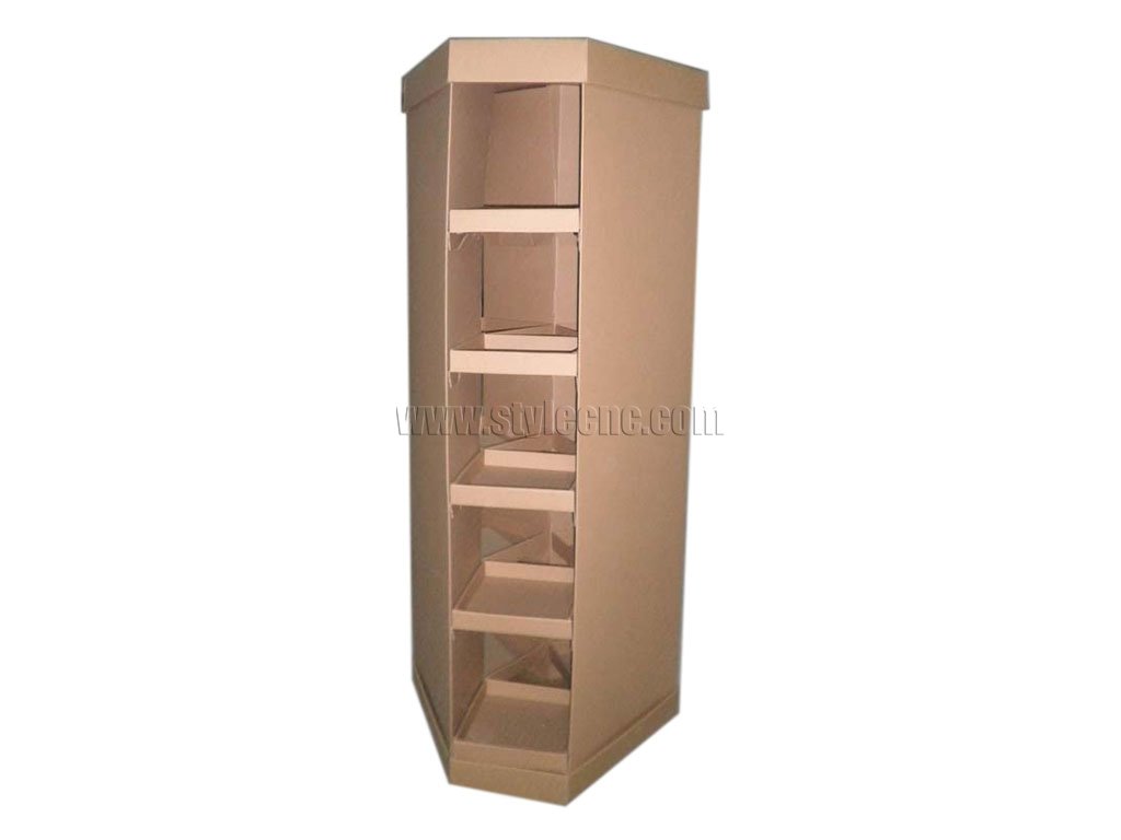 紙板展示架數控拖刀切割機