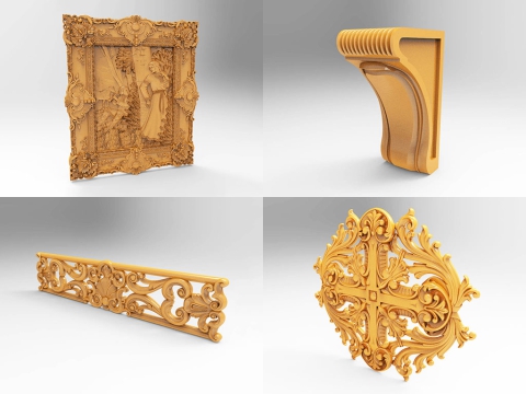 免費3D數控木工雕刻機 STL 檔 免費3D數控木工雕刻機 STL 檔