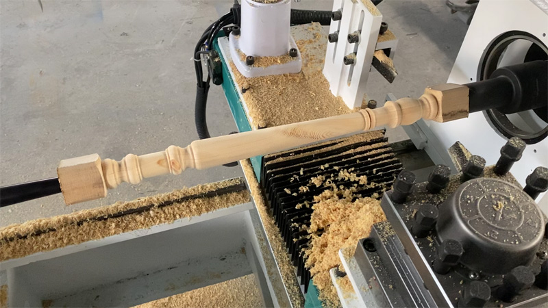 數控車床加工木桌腿項目