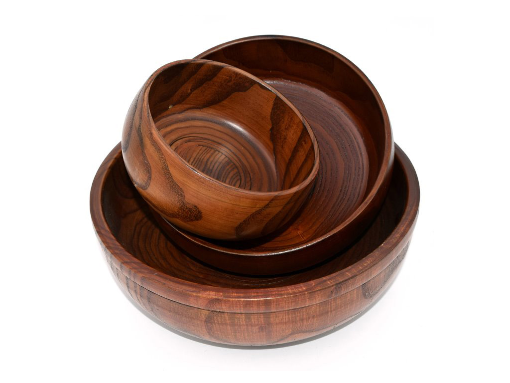 CNC木碗車削項目